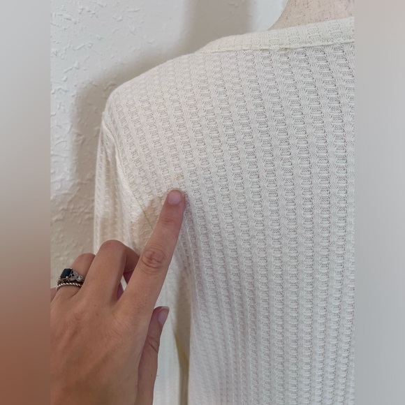 Chaser Ladies Waffle Knit Thermal Top - Picture 7 of 7